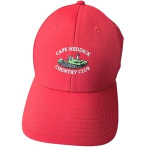 TaylorMade Men's Radar Golf Hat Red Cape Neddick Country Club Adjustable Cap